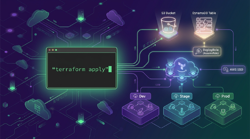 Terraform 실무 가이드: 설치, plan/apply, AWS SSO·AssumeRole, state backend