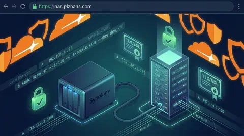 Synology DSM 무료 SSL 인증서 발급 방법 | acme.sh + Cloudflare DNS로 Let’s Encrypt 자동 갱신