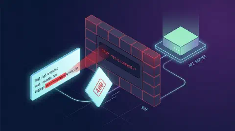 공공데이터포털 API 400 오류 - 헤더에 environment 가 있으면 거부한다