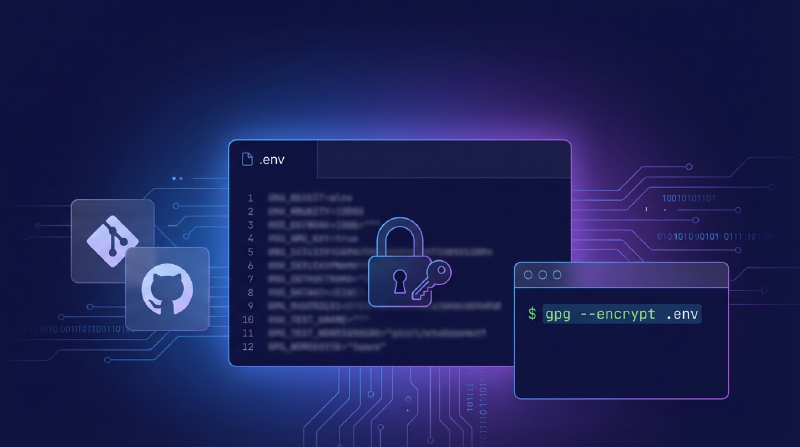 GPG로 .env 파일 암호화해서 안전하게 커밋하기