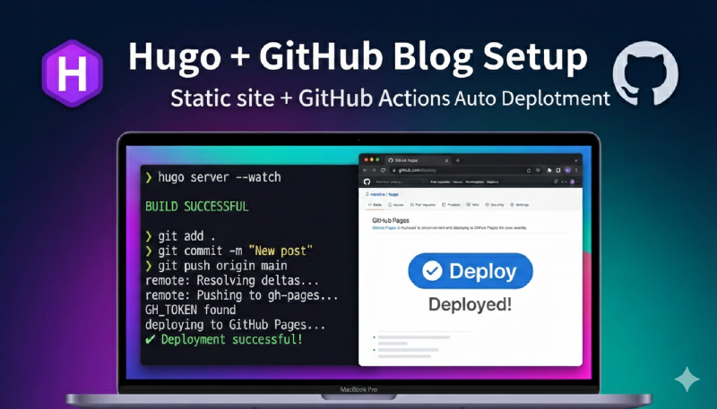 Hugo + Github 블로그 만들기